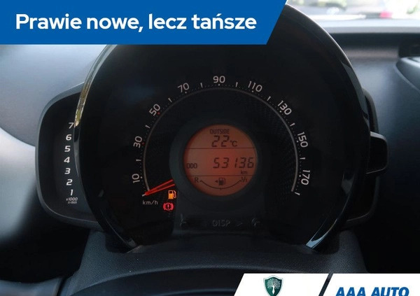 Toyota Aygo cena 40000 przebieg: 53122, rok produkcji 2020 z Sieradz małe 121